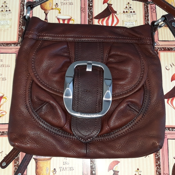 b. makowsky Handbags - B. Makowsky brown chocolate leather crossbody bag